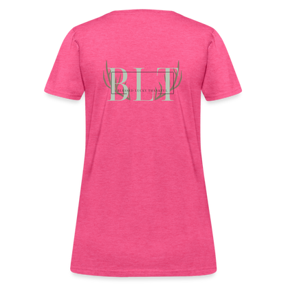 BLT 'Antler' Women's T-Shirt - heather pink