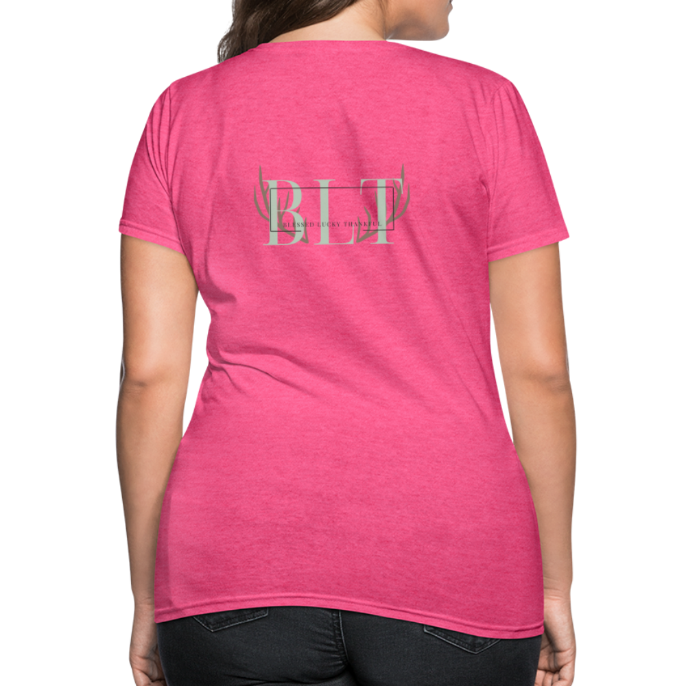 BLT 'Antler' Women's T-Shirt - heather pink