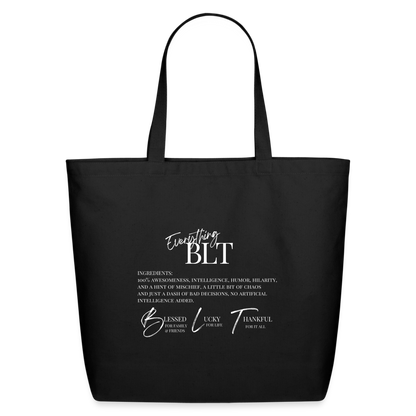 BLT Eco-Friendly Cotton Tote - black