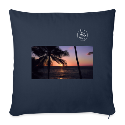 Throw Pillow Cover 18” x 18” - navy