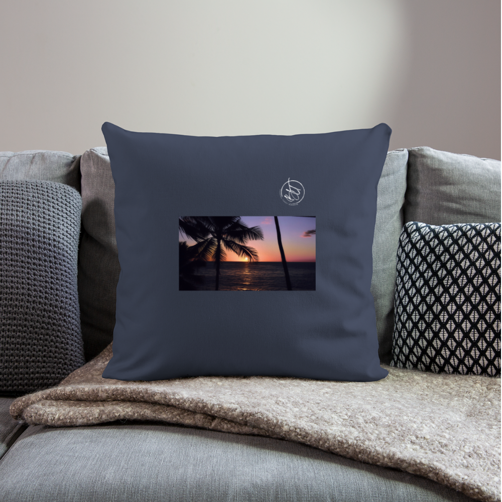 Throw Pillow Cover 18” x 18” - navy