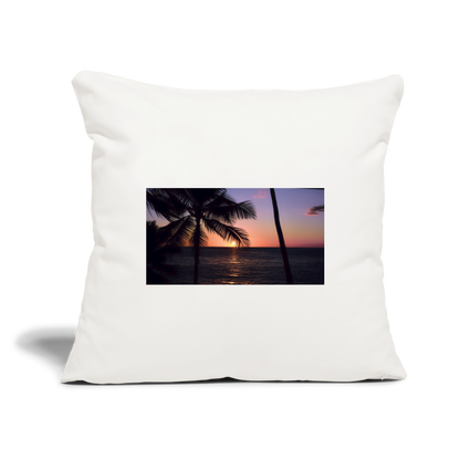 Throw Pillow Cover 18” x 18” - natural white