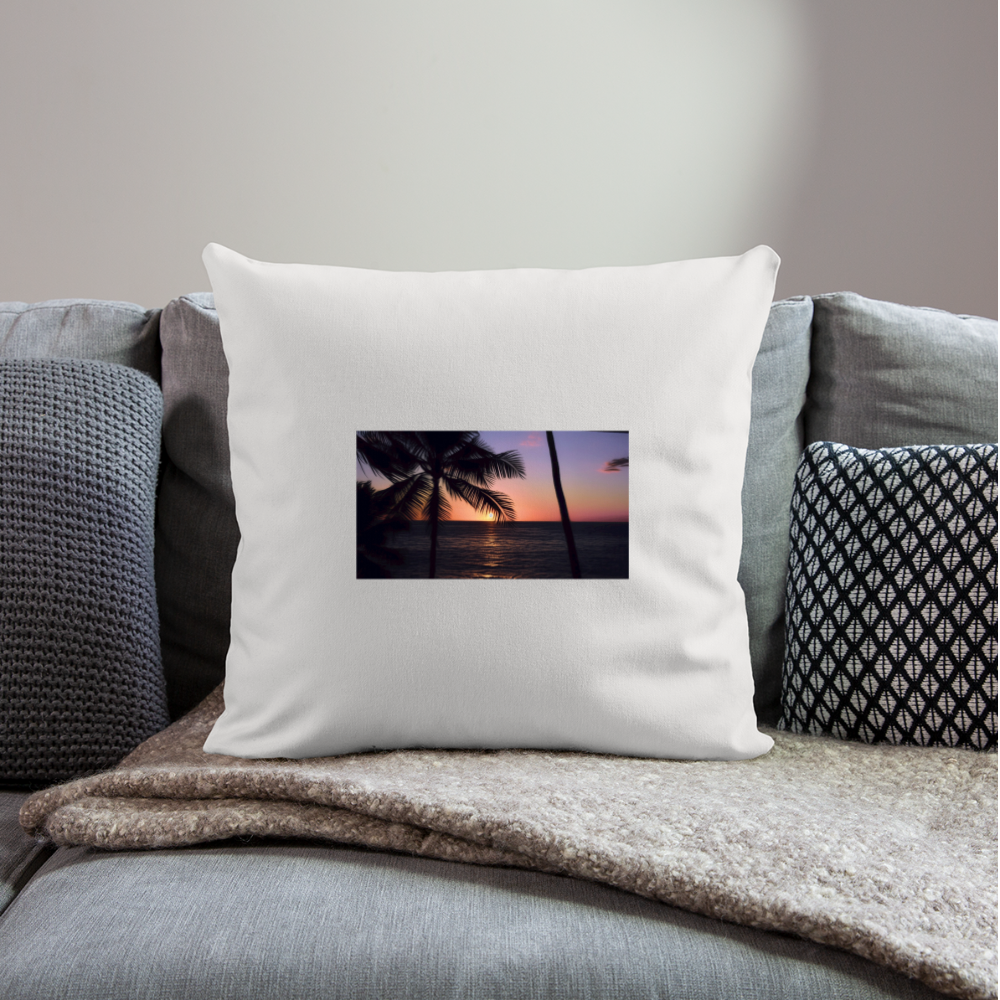 Throw Pillow Cover 18” x 18” - natural white