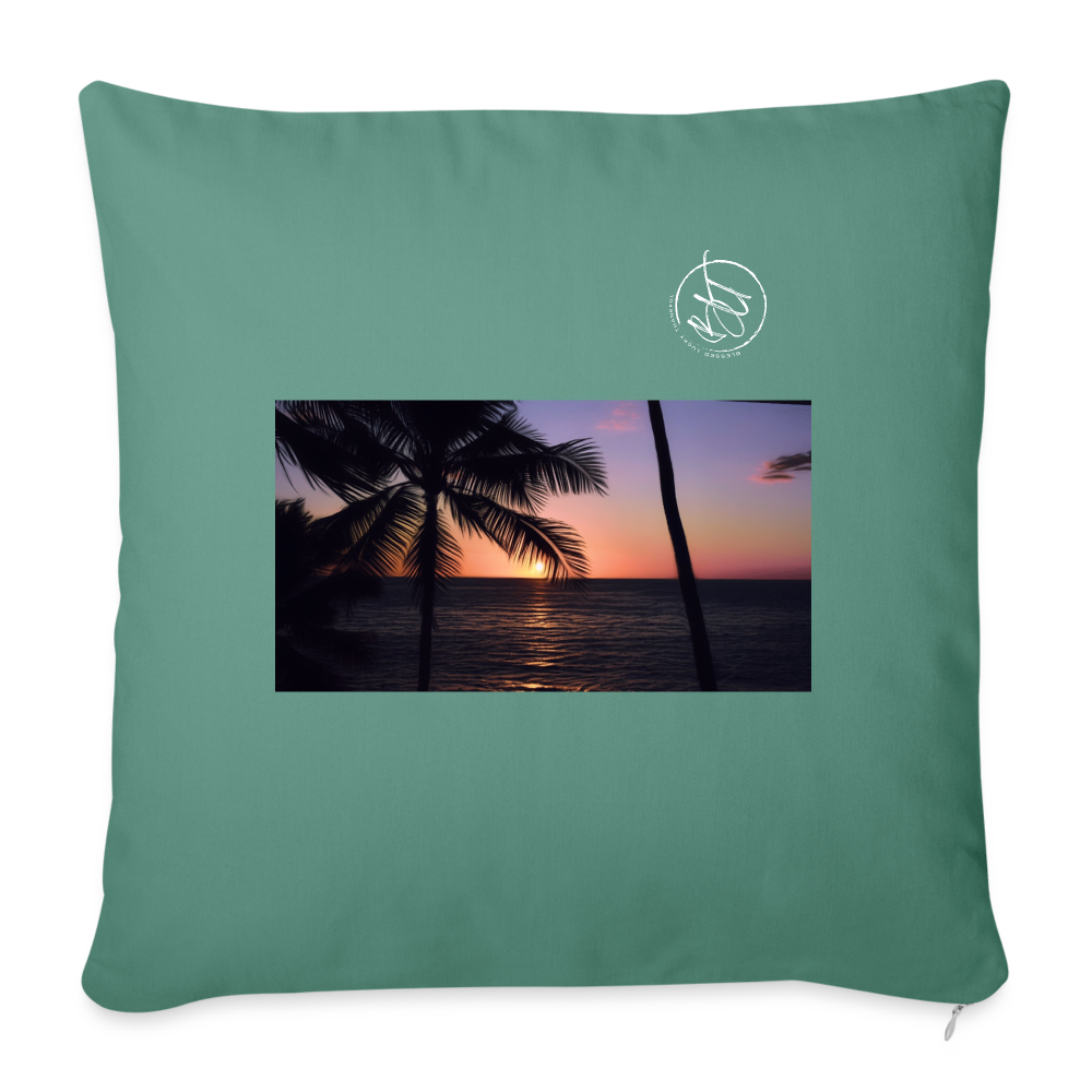 Throw Pillow Cover 18” x 18” - cypress green