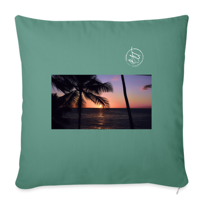 Throw Pillow Cover 18” x 18” - cypress green