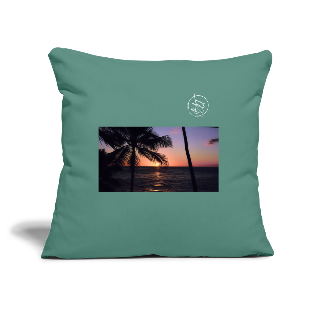 Throw Pillow Cover 18” x 18” - cypress green