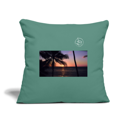 Throw Pillow Cover 18” x 18” - cypress green