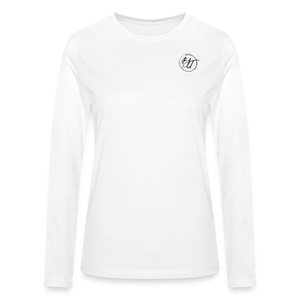 BLT Catch a Wave Women's Long Sleeve T-Shirt - white