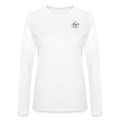 BLT Catch a Wave Women's Long Sleeve T-Shirt - white