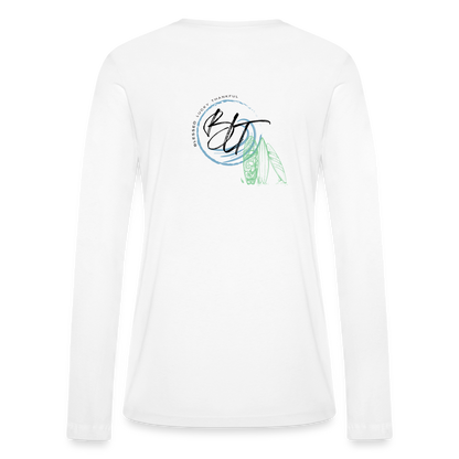 BLT Catch a Wave Women's Long Sleeve T-Shirt - white