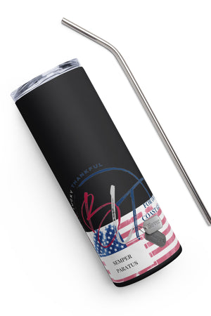 Honor Our Coast Guard Stainless Steel Tumbler