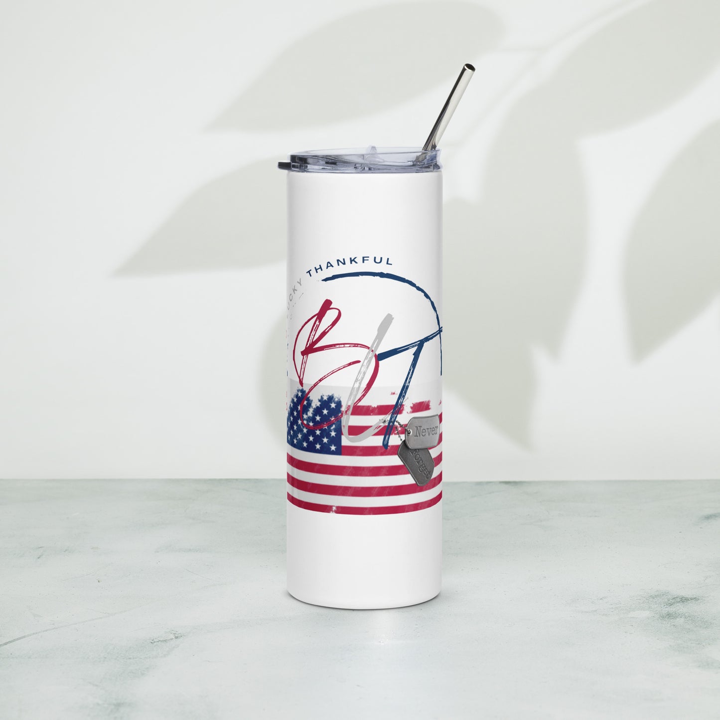 Never Forget Stainless Steel Tumbler