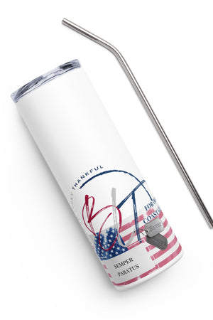 Honor Our Coast Guard Stainless Steel Tumbler