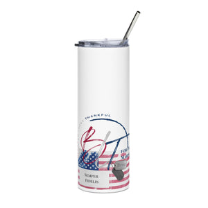 Honor Our Marines Stainless Steel Tumbler