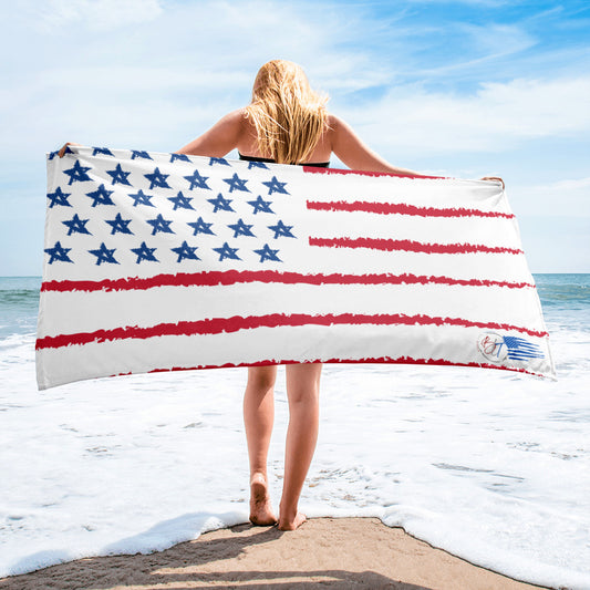 Red, White & Beach Towel