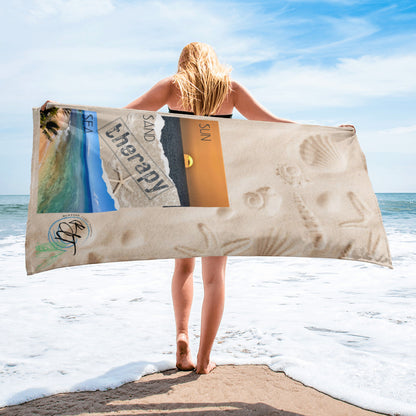 Sun, Sand & Sea Therapy Beach Towel