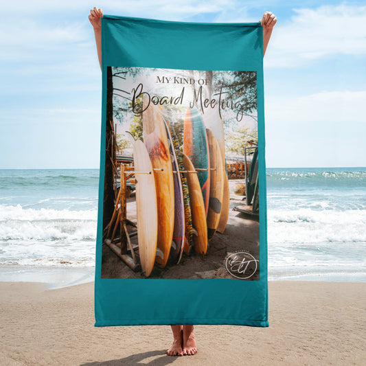 Board Meeting Beach Towel