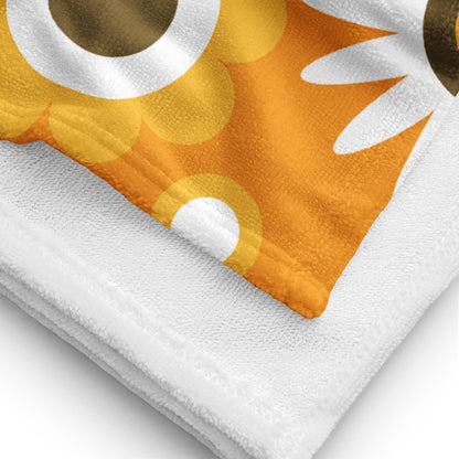 Flower Power Beach Towel