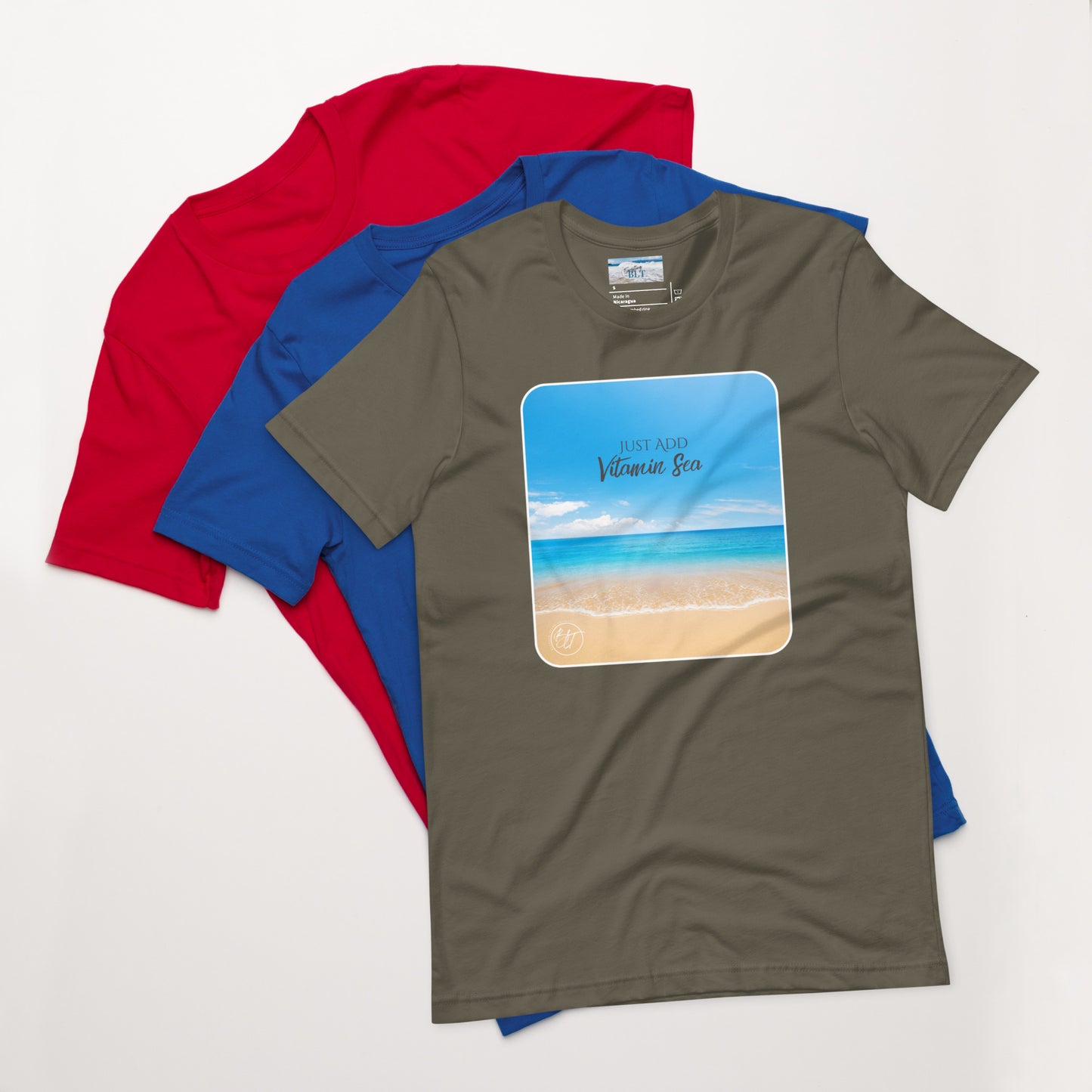 Just Add Vitamin Sea Unisex t-shirt