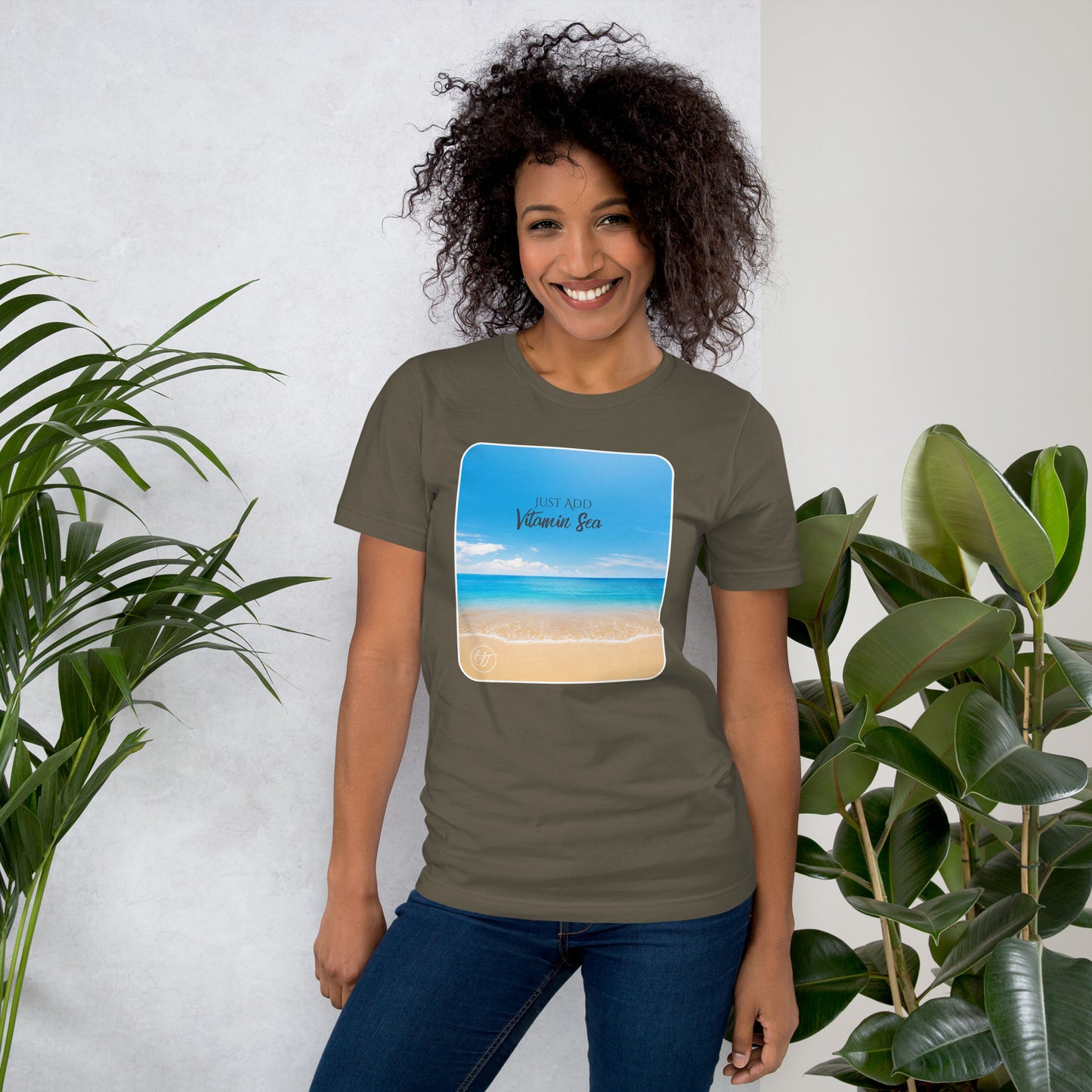 Just Add Vitamin Sea Unisex t-shirt