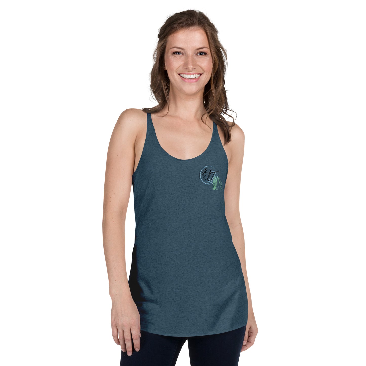 Racerback Tank -  Pomaikai Laki Hoopomaikai  (to give Blessings, Lucky and Thankfulness)