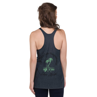 Racerback Tank -  Pomaikai Laki Hoopomaikai  (to give Blessings, Lucky and Thankfulness)