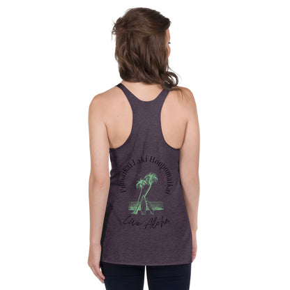 Racerback Tank -  Pomaikai Laki Hoopomaikai  (to give Blessings, Lucky and Thankfulness)